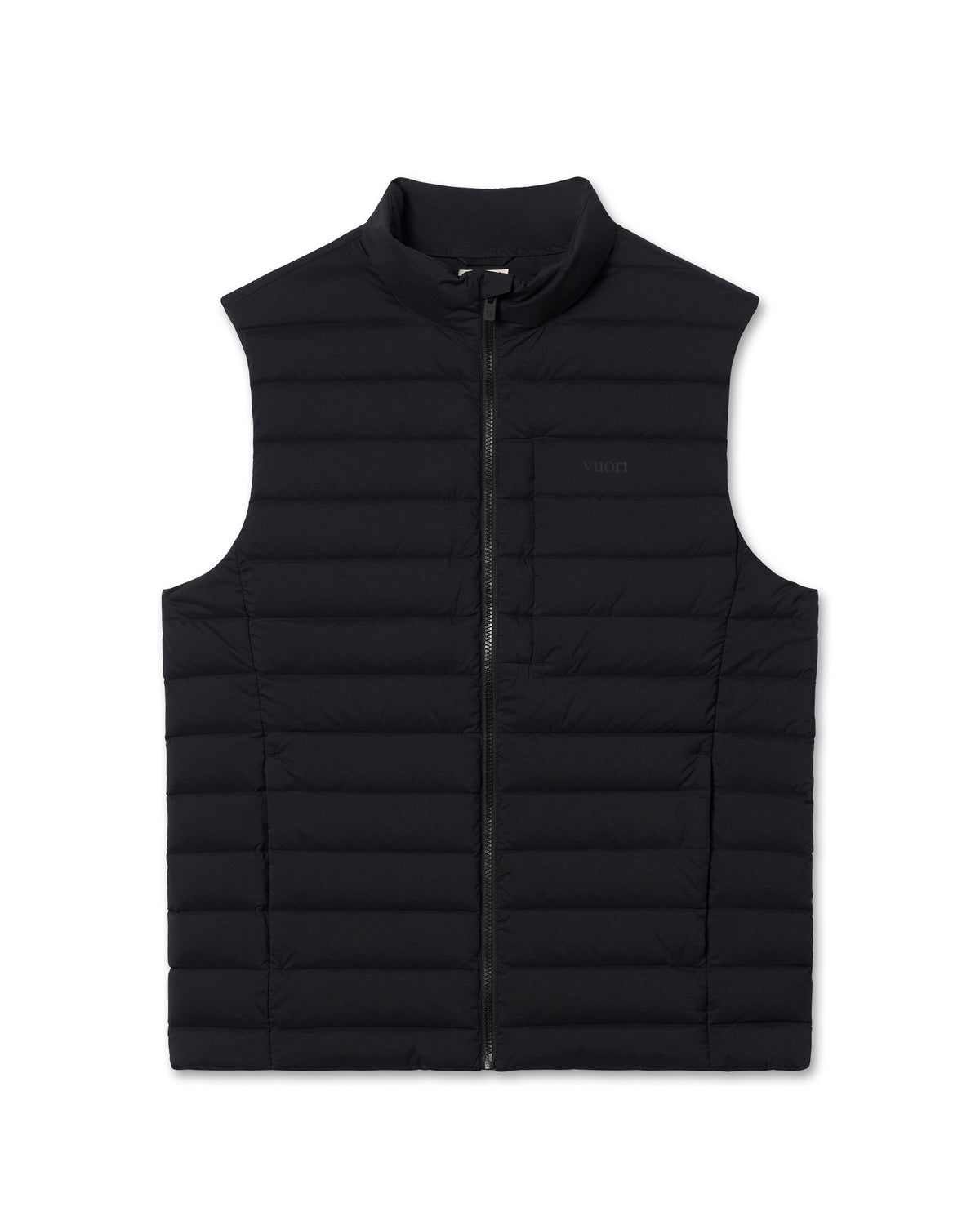 Steadfast Insulated Vest Men's Black Down Vest | Vuori Online