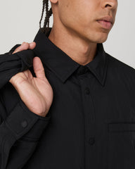 Nomad Insulated Shirt Jacket Men's Black Jacket | Vuori Outlet