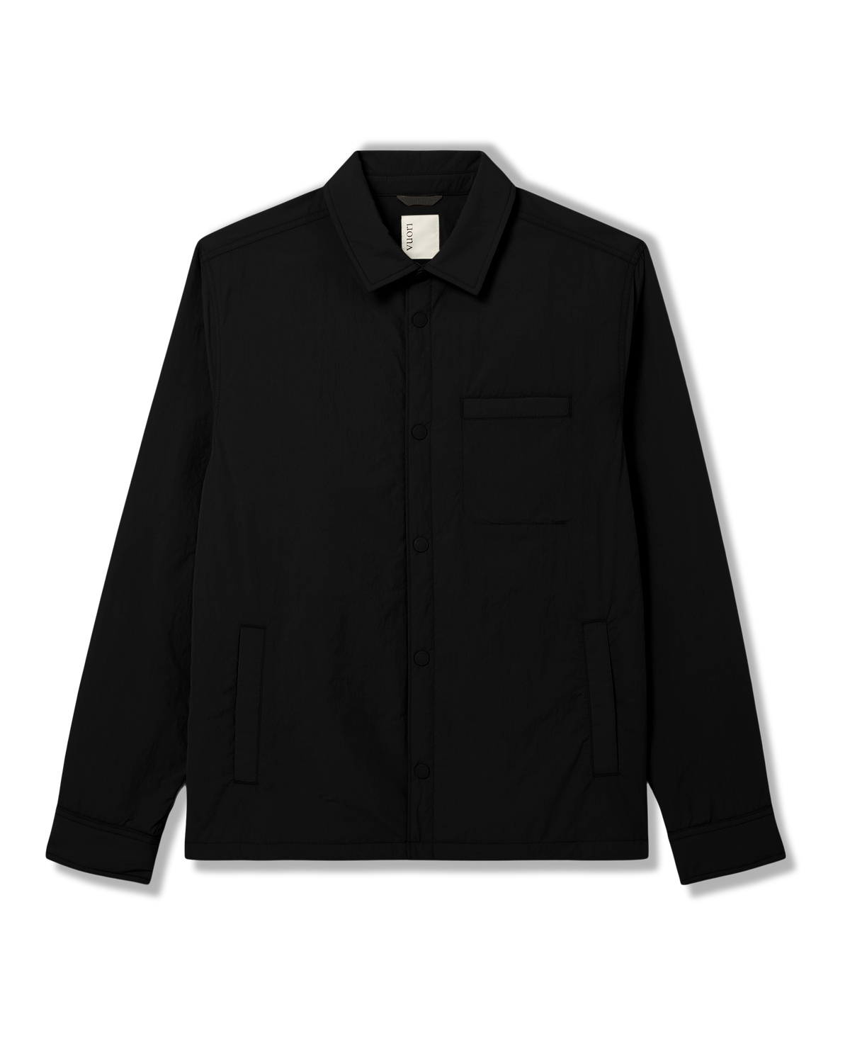 Nomad Insulated Shirt Jacket Men's Black Jacket | Vuori Outlet