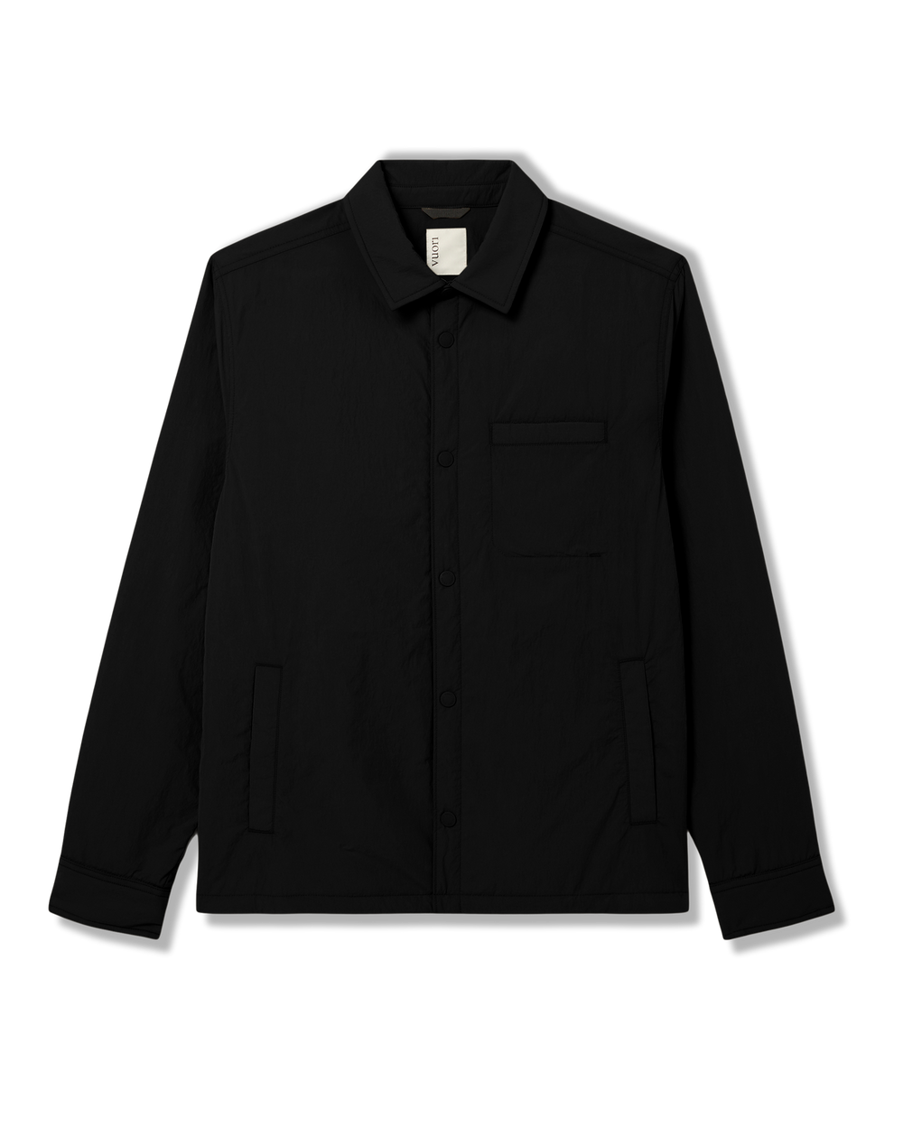 Nomad Insulated Shirt Jacket Men's Black Jacket | Vuori Outlet