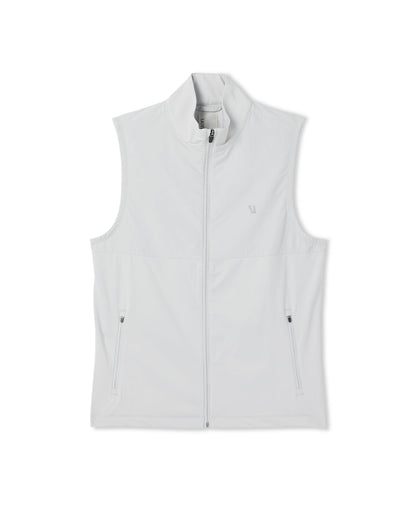 Sunday Element Vest Men's Frost Grey Full Zip Vest | Vuori US