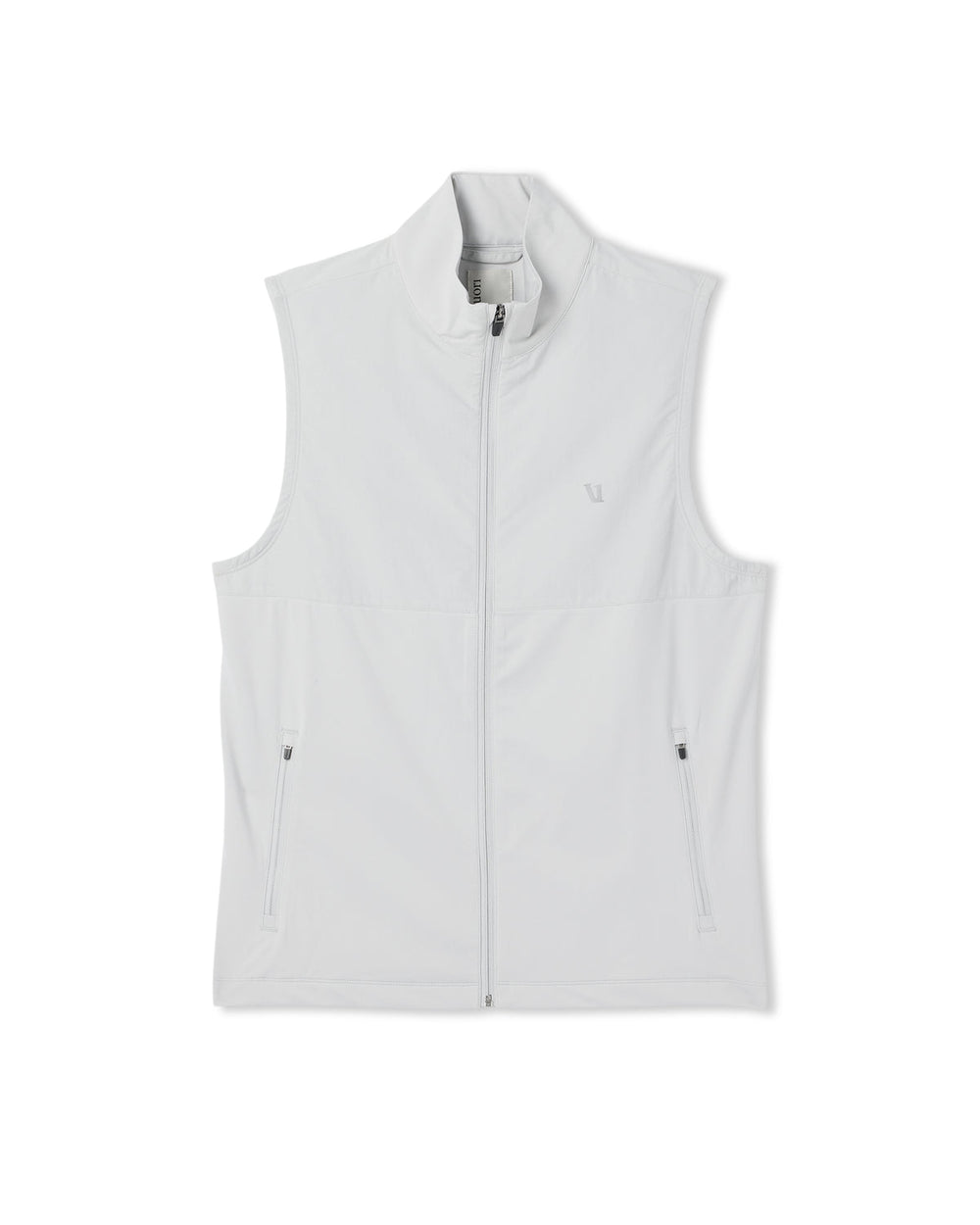 Sunday Element Vest Men's Frost Grey Full Zip Vest | Vuori US