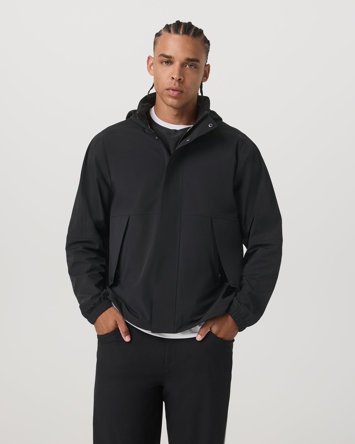Stormbreak Jacket Black Lightweight Waterproof Jacket | Vuori Clothing