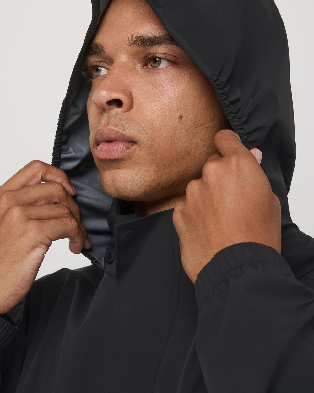 Stormbreak Jacket Black Lightweight Waterproof Jacket | Vuori Clothing