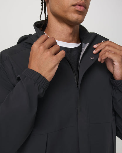 Stormbreak Jacket Black Lightweight Waterproof Jacket | Vuori Clothing