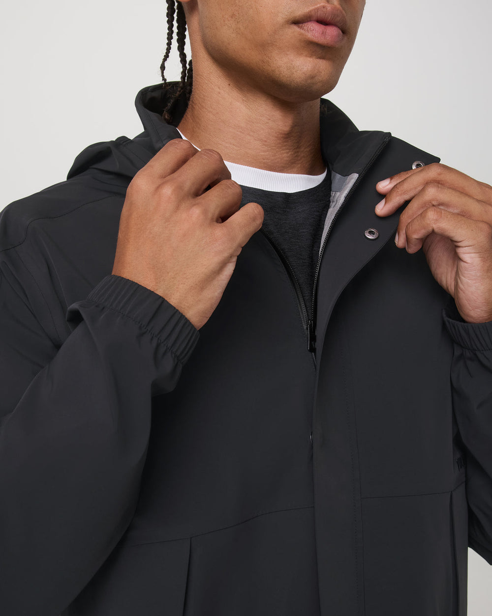 Stormbreak Jacket Black Lightweight Waterproof Jacket | Vuori Clothing