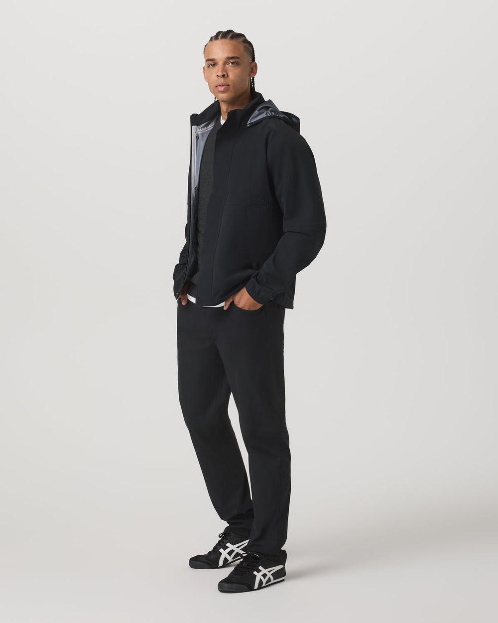 Stormbreak Jacket Black Lightweight Waterproof Jacket | Vuori Clothing