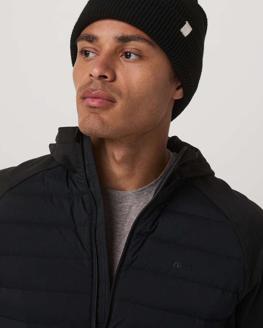 Steadfast Insulated Hybrid Men's Black Down Jacket | Vuori Discount