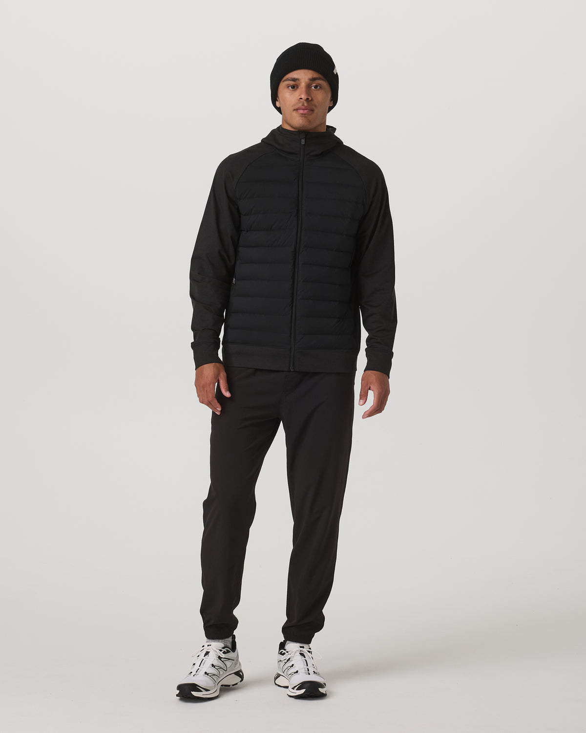 Steadfast Insulated Hybrid Men's Black Down Jacket | Vuori Discount