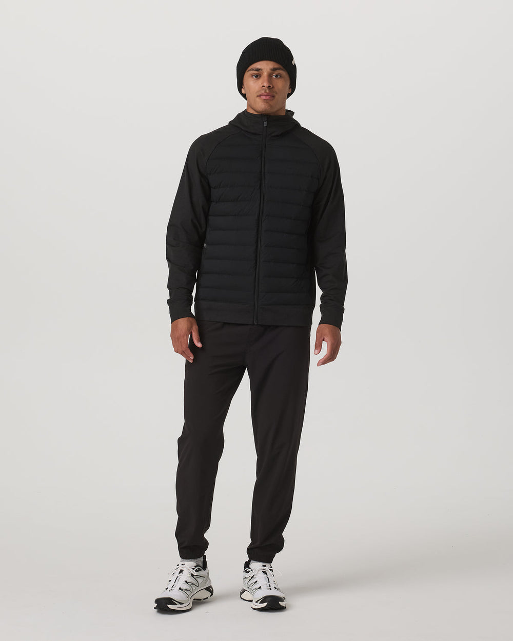 Steadfast Insulated Hybrid Men's Black Down Jacket | Vuori Discount