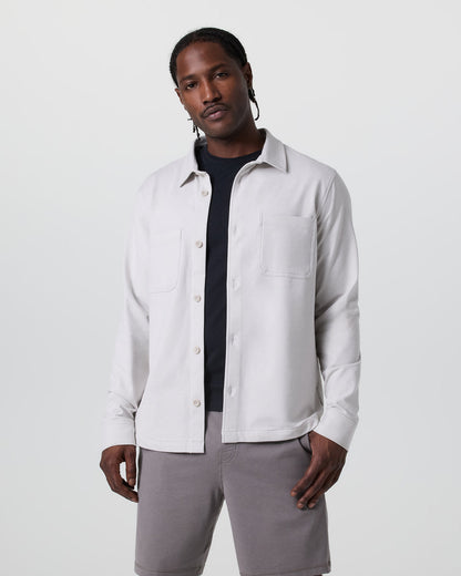 Coronado Shirt Jacket Salt Heather | Vuori Clothing