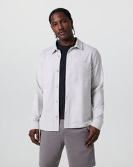 Coronado Shirt Jacket Salt Heather | Vuori Clothing