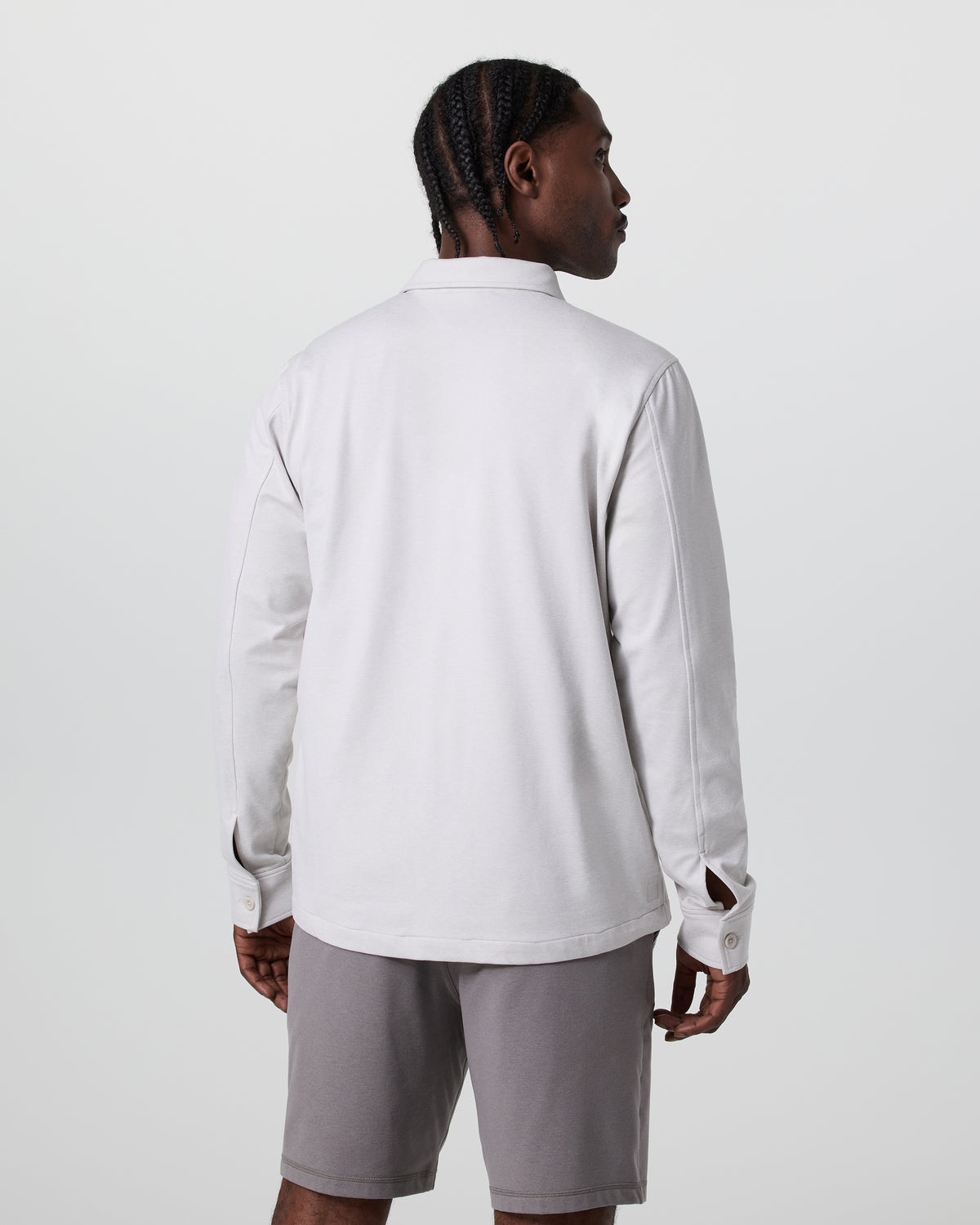 Coronado Shirt Jacket Salt Heather | Vuori Clothing