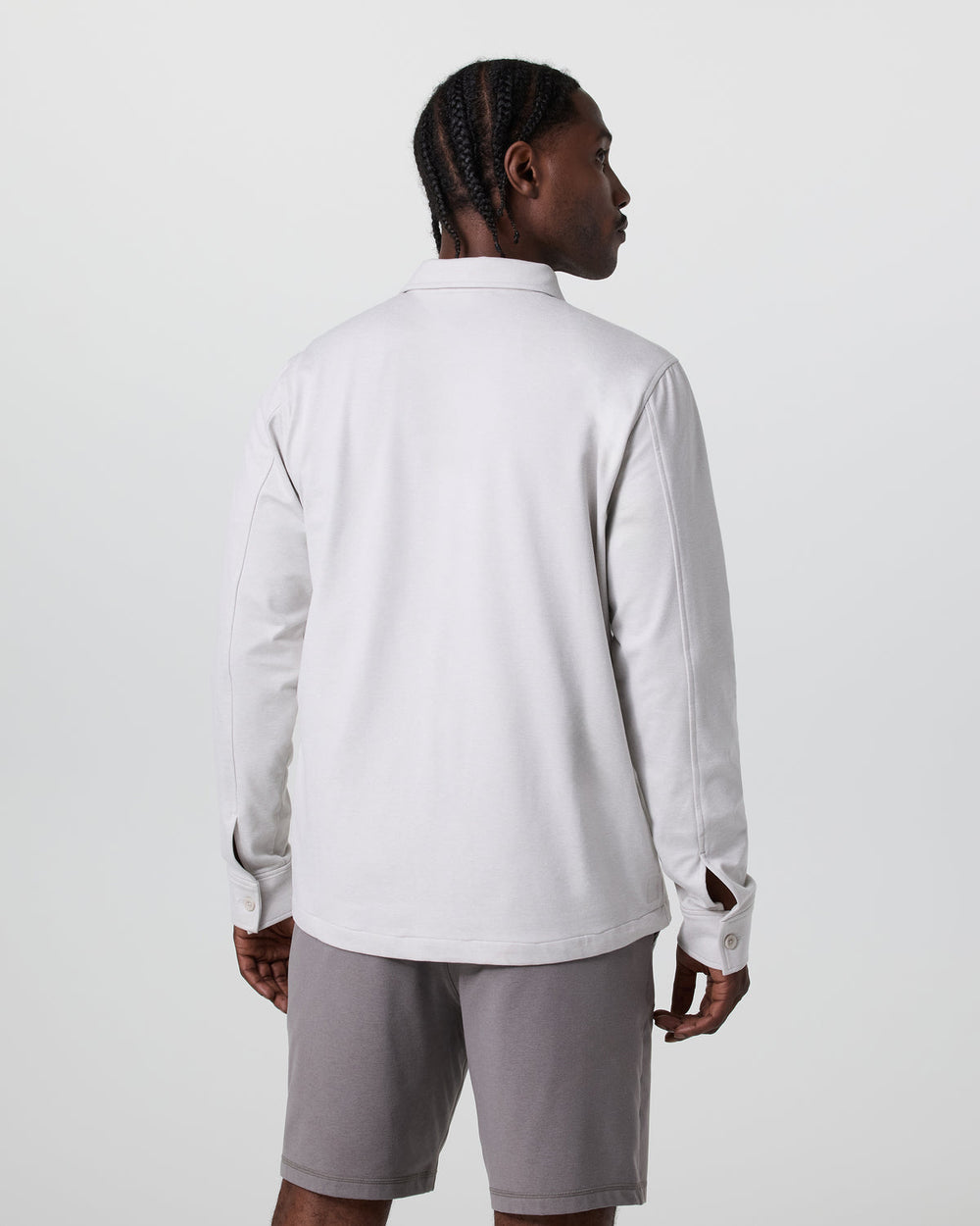 Coronado Shirt Jacket Salt Heather | Vuori Clothing