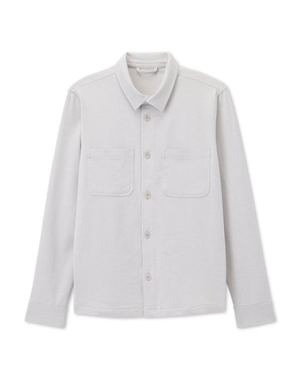Coronado Shirt Jacket Salt Heather | Vuori Clothing