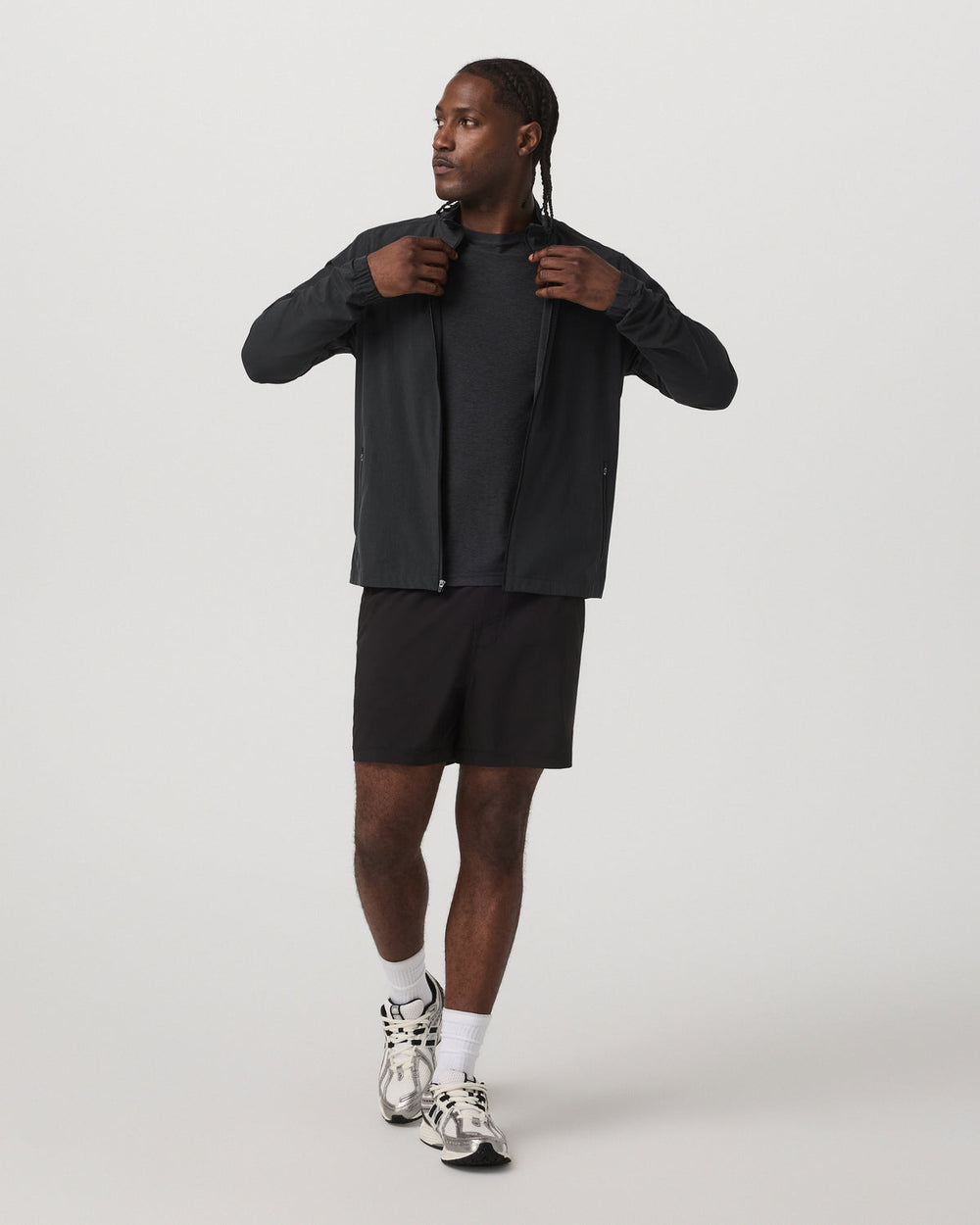 Venture Track Jacket Men's Black Track Jacket | Vuori