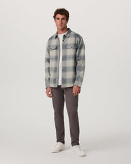 Range Shirt Jacket 2.0 Men's Mushroom Plaid Jacket | Vuori Discount