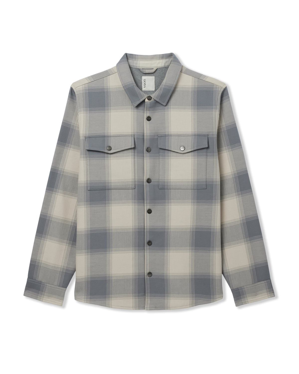 Range Shirt Jacket 2.0 Men's Mushroom Plaid Jacket | Vuori Discount