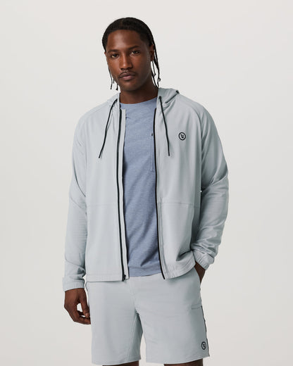 Elevate Kore Jacket Men's Sea Fog Fitness Jacket | Vuori On sale
