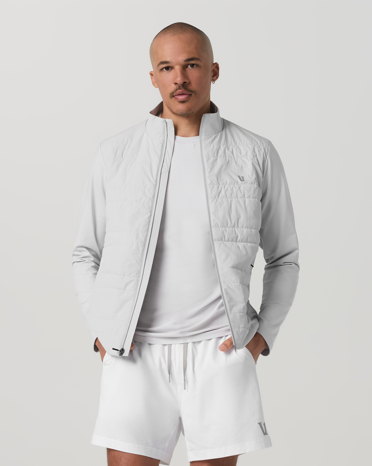 Sunday Insulated Hybrid Jacket Men's Frost Grey Jacket | Vuori For sale