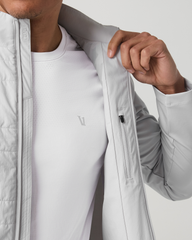 Sunday Insulated Hybrid Jacket Men's Frost Grey Jacket | Vuori For sale