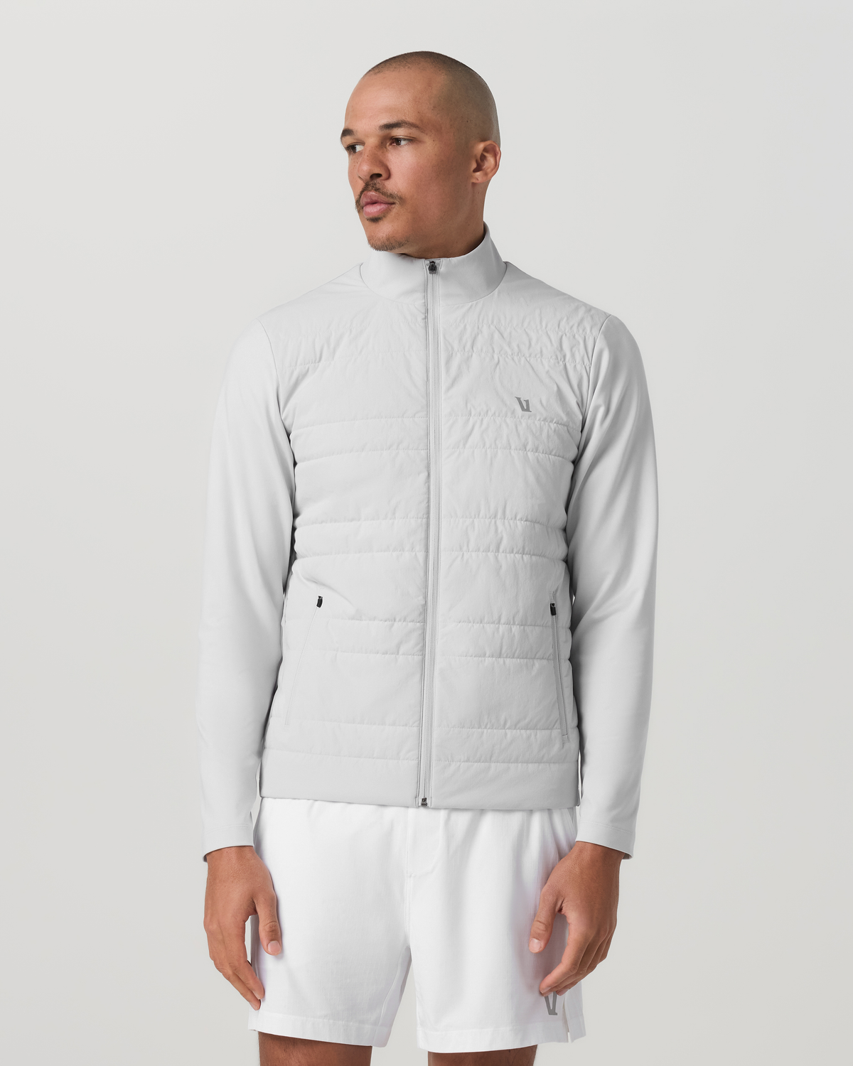 Sunday Insulated Hybrid Jacket Men's Frost Grey Jacket | Vuori For sale