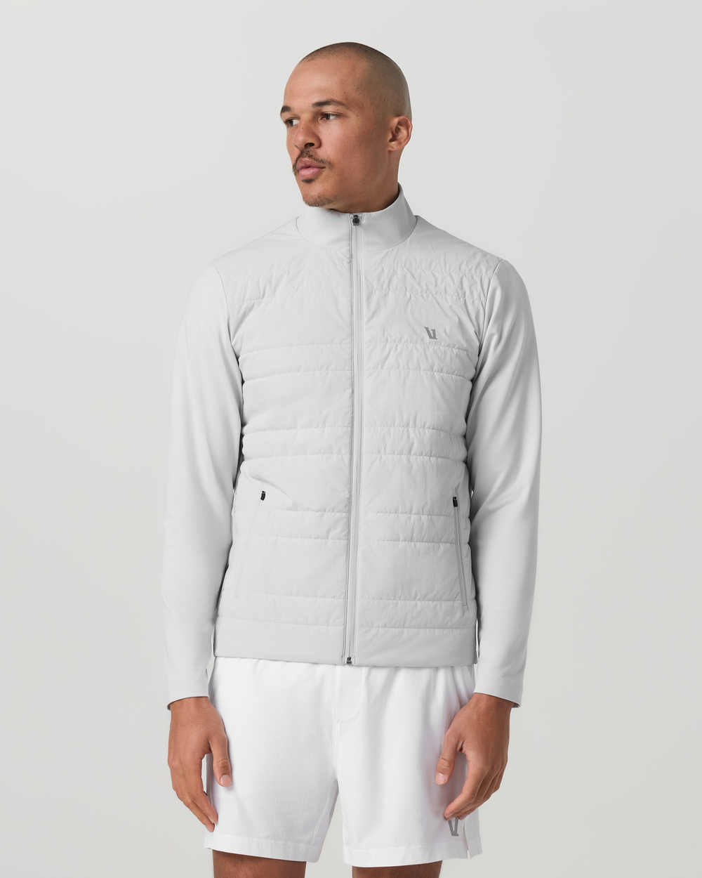 Sunday Insulated Hybrid Jacket Men's Frost Grey Jacket | Vuori For sale