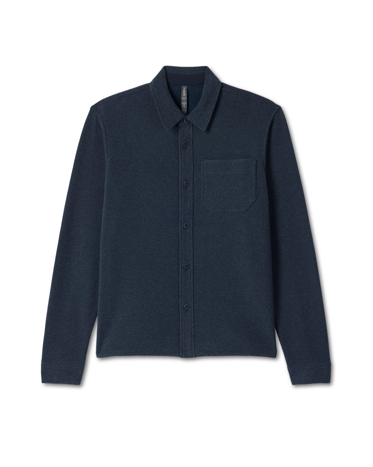 Beach Fleece Shirt Jacket Men's Ink Heather Jacket | Vuori Clothing