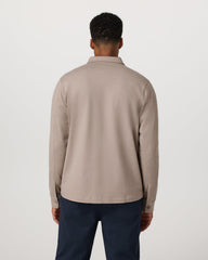Coronado Shirt Jacket Men's Pumice Heather Shirt Jacket | Vuori