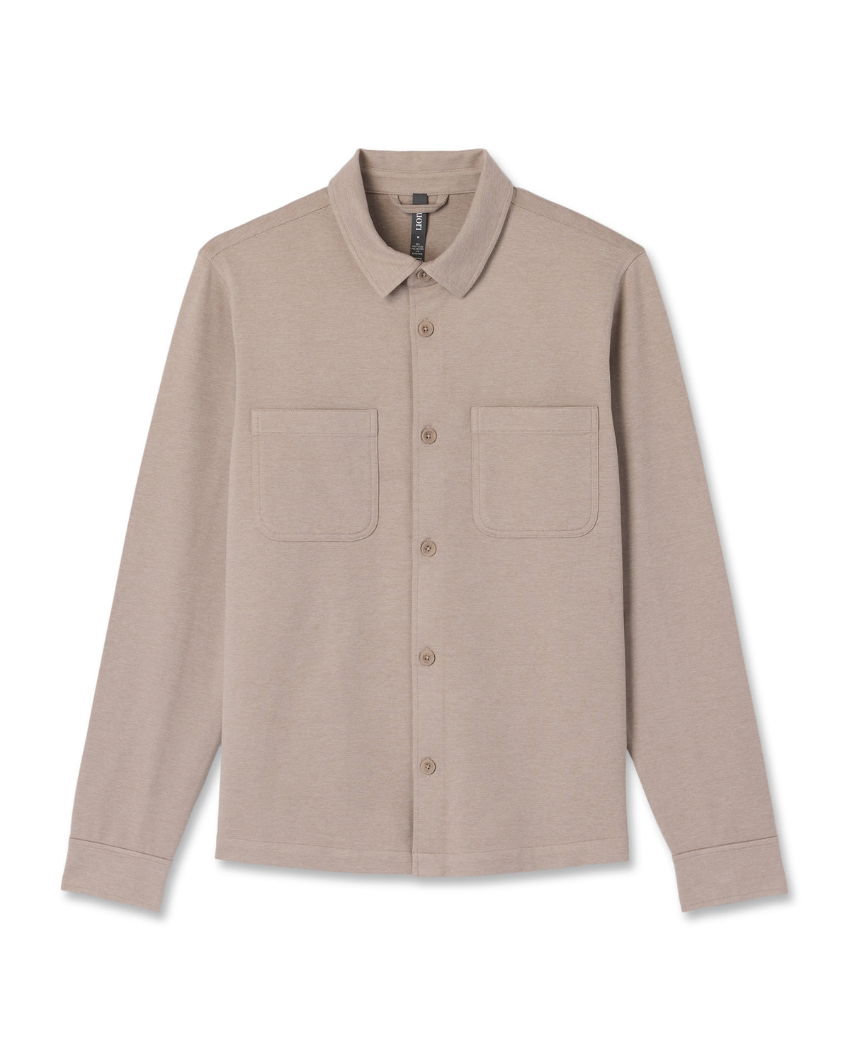 Coronado Shirt Jacket Men's Pumice Heather Shirt Jacket | Vuori