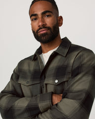 Range Shirt Jacket 2.0 Men's Oregano Plaid Jacket | Vuori Discount