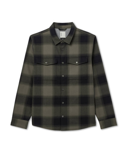 Range Shirt Jacket 2.0 Men's Oregano Plaid Jacket | Vuori Discount