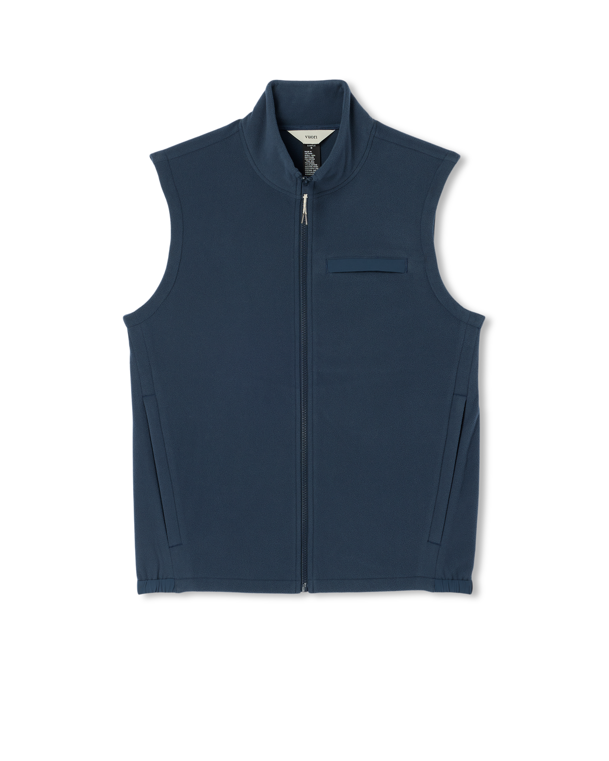 Aspen Vest Men's Ocean Blue Zip-Up Fleece Vest | Vuori Sale