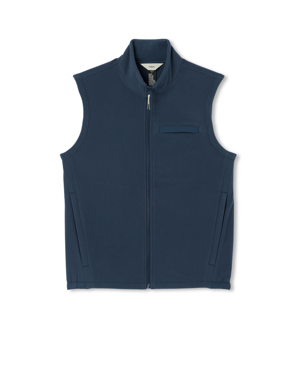 Aspen Vest Men's Ocean Blue Zip-Up Fleece Vest | Vuori Sale