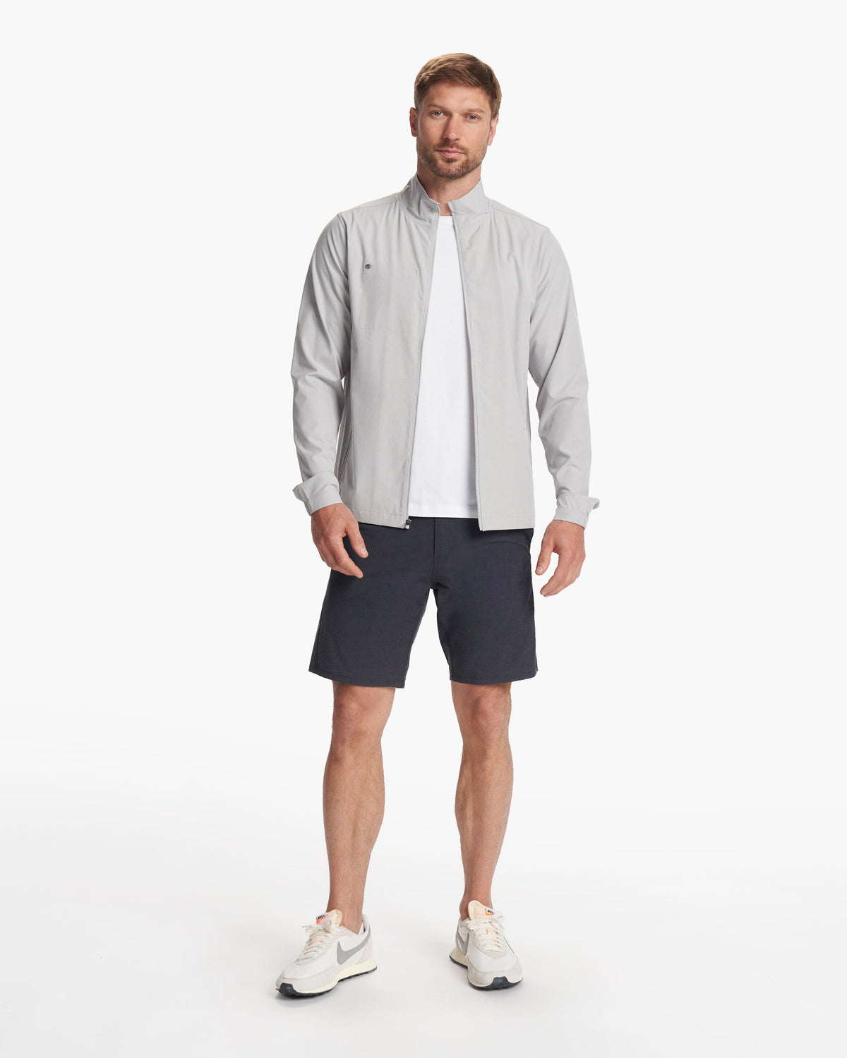 Venture Track Jacket Platinum Linen Texture | Vuori For sale