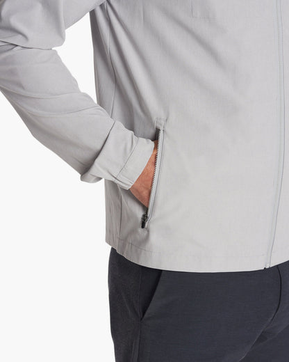 Venture Track Jacket Platinum Linen Texture | Vuori For sale