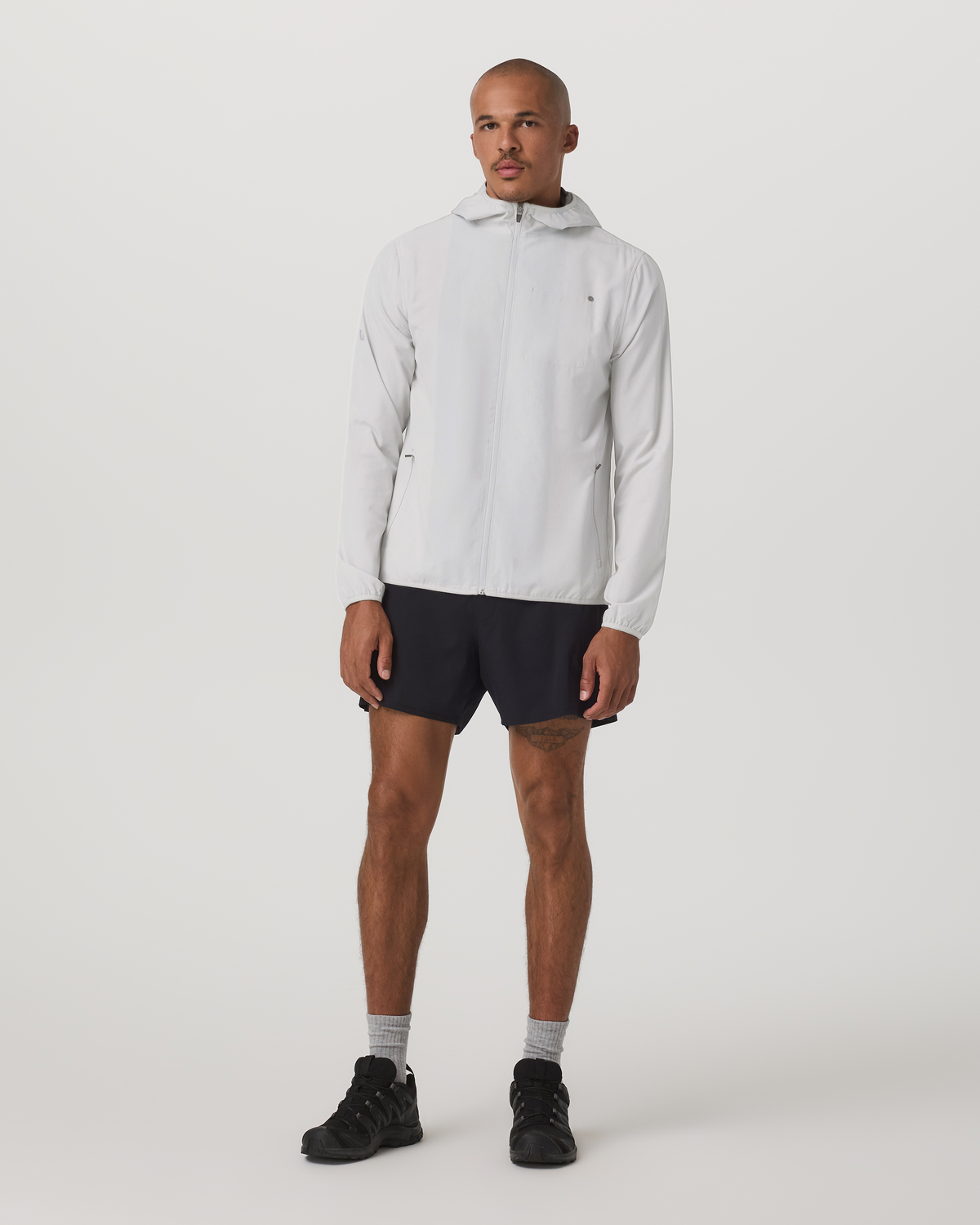 Outdoor Trainer Shell Men's Full-Zip Grey Mist Jacket | Vuori Online