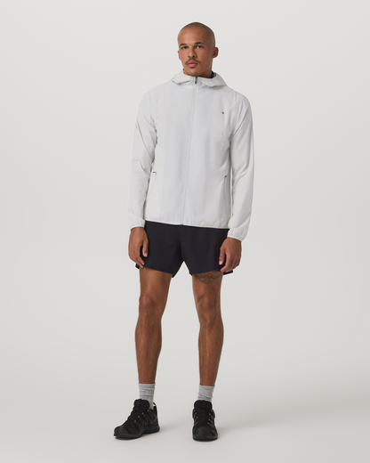 Outdoor Trainer Shell Men's Full-Zip Grey Mist Jacket | Vuori Online