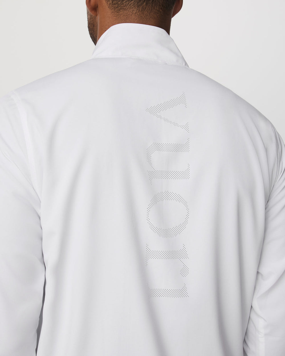 Venture Track Jacket Men's White Logo Graphic Jacket | Vuori Outlet