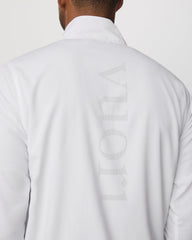 Venture Track Jacket Men's White Logo Graphic Jacket | Vuori Outlet