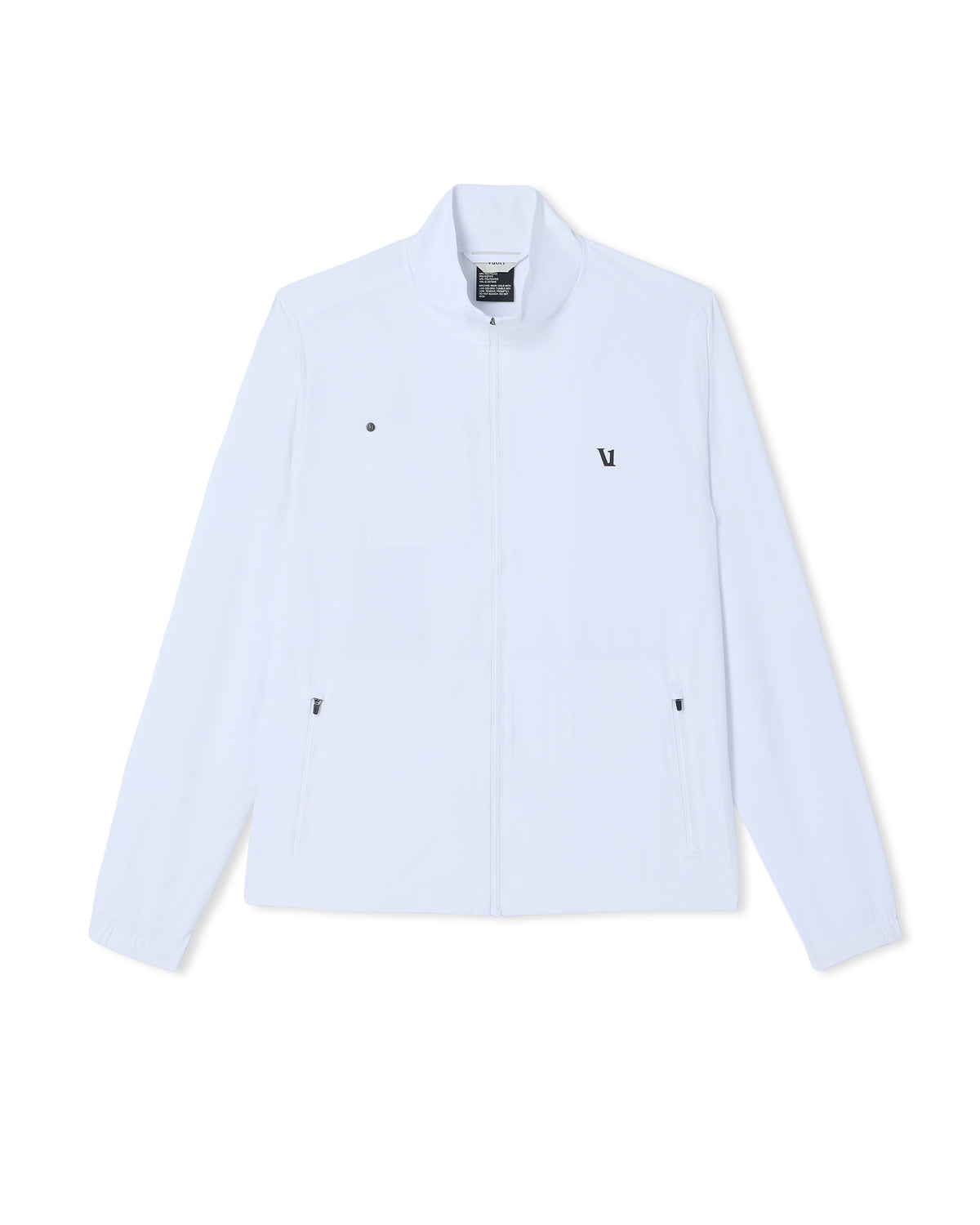Venture Track Jacket Men's White Logo Graphic Jacket | Vuori Outlet