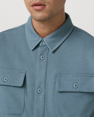 Waffle Shirt Jacket Versatile Men's Abyss Shirt Jacket | Vuori US