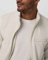 Aspen Vest Men's Mushroom Zip-Up Fleece Vest | Vuori Sale
