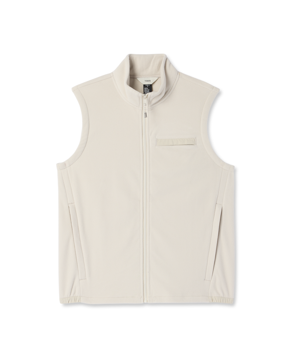 Aspen Vest Men's Mushroom Zip-Up Fleece Vest | Vuori Sale