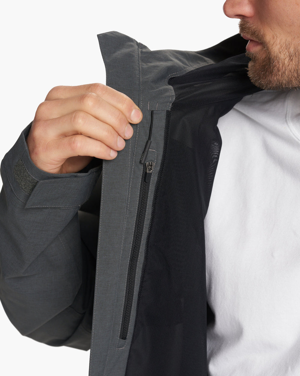 Oahu Rain Jacket Men's Shale Lightweight Jacket | Vuori On sale