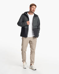 Oahu Rain Jacket Men's Shale Lightweight Jacket | Vuori On sale