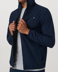 Outdoor Trainer Shell Men's Lightweight Full-Zip Ink Jacket | Vuori Online