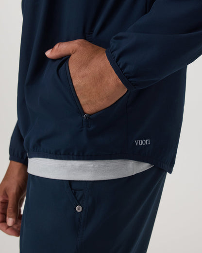 Outdoor Trainer Shell Men's Lightweight Full-Zip Ink Jacket | Vuori Online