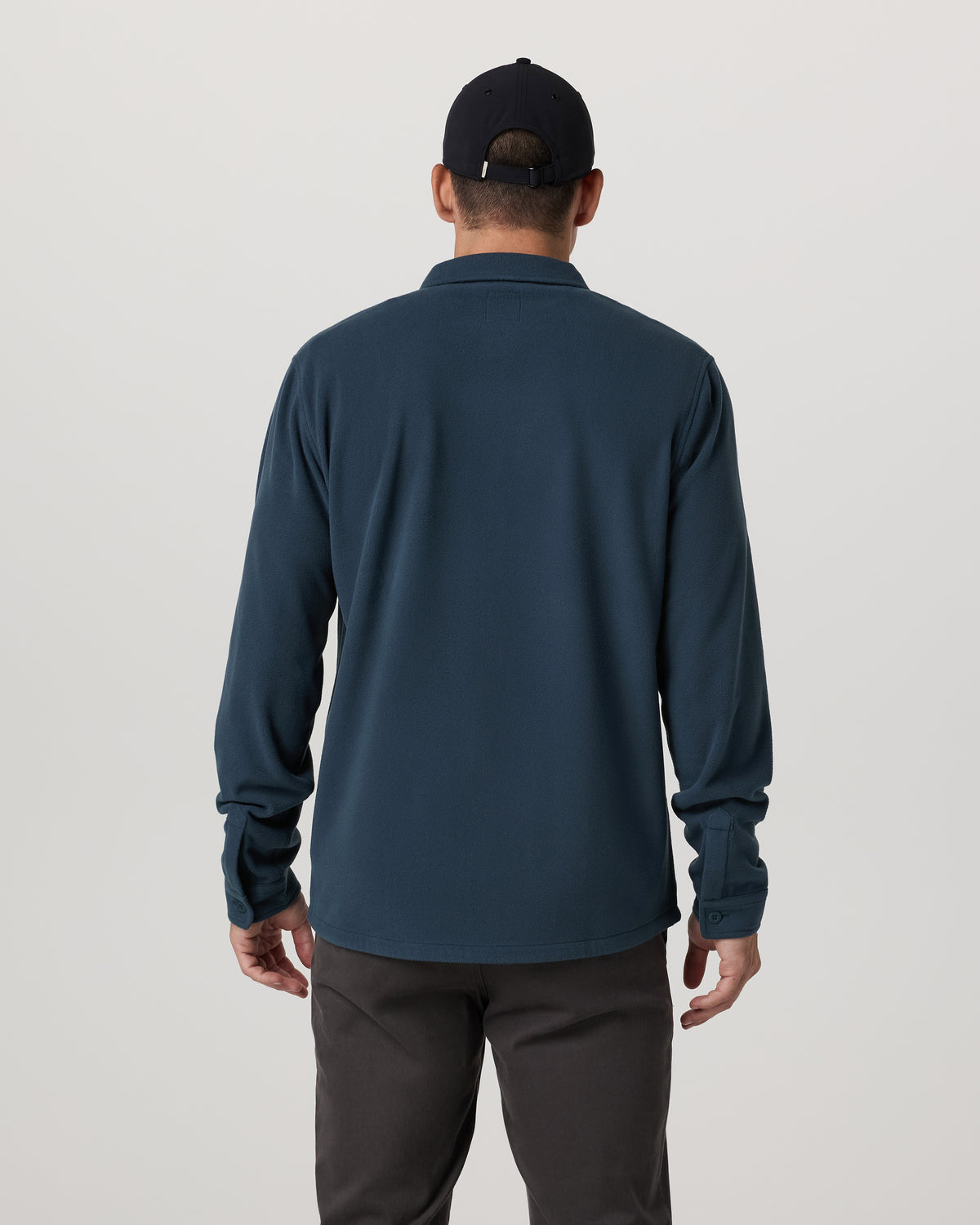 Aspen Shirt Jacket Men's Ocean Blue Fleece Shirt Jacket | Vuori Outlet