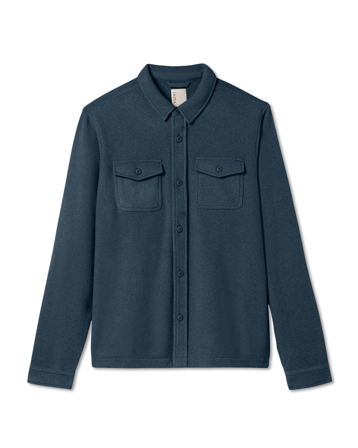 Aspen Shirt Jacket Men's Ocean Blue Fleece Shirt Jacket | Vuori Outlet
